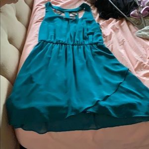 Teal dress